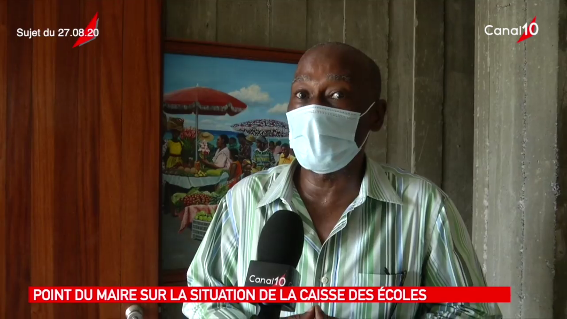 [Vidéo] Guadeloupe. Les élèves de Pointe à Pitre privés de cantine solaire. Explications du Maire (canal 10)