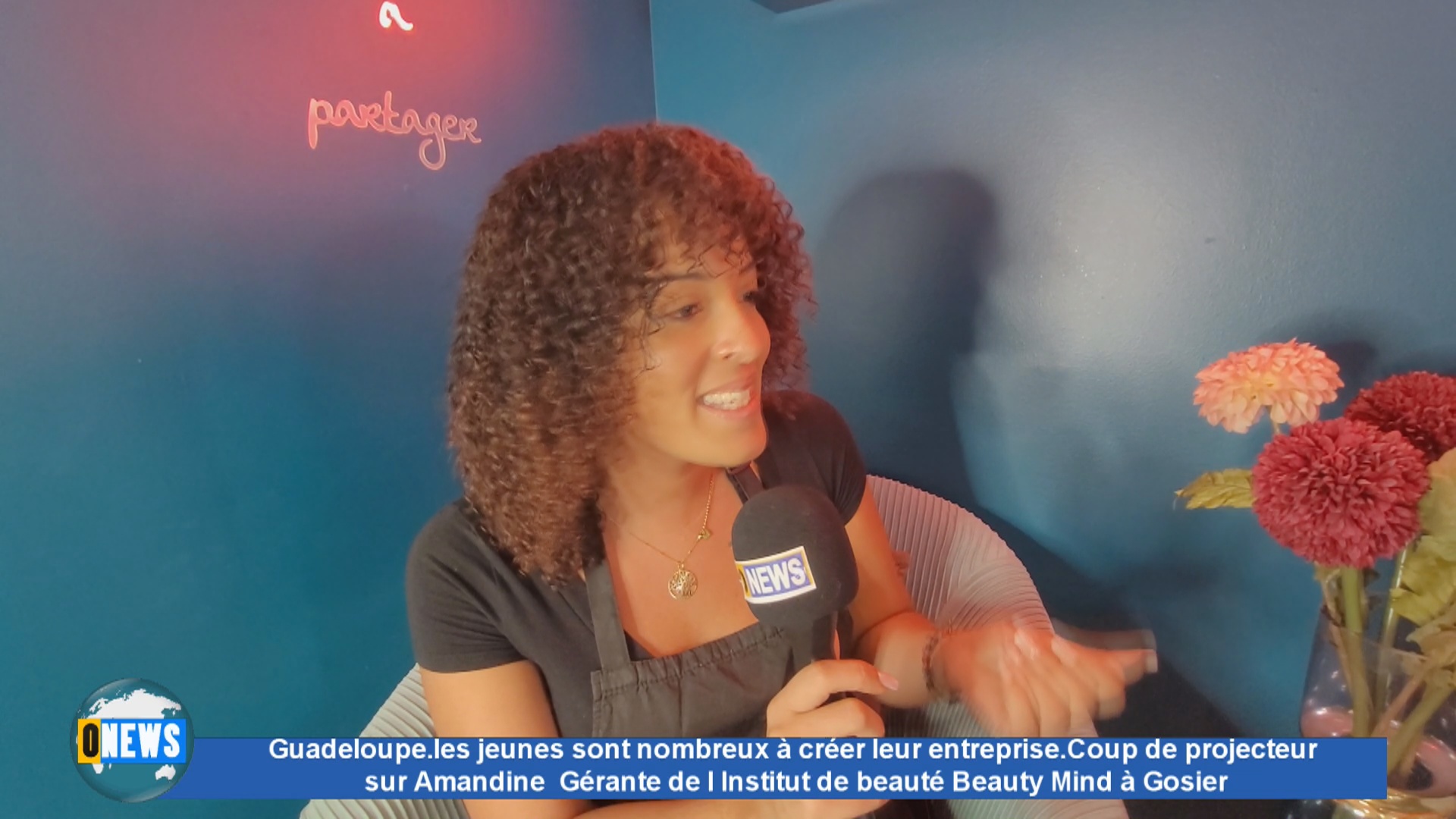 Onews Guadeloupe. Rencontre avec Amandine commune du Gosier qui a créé son entreprise de Beauté (Beauté Mind)