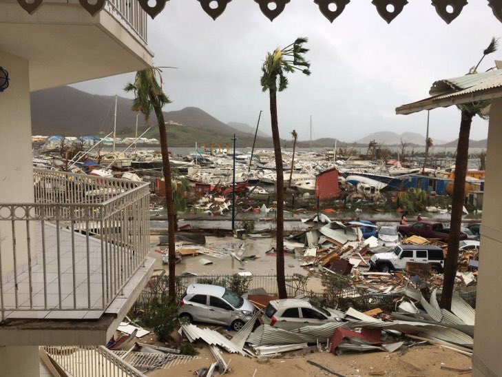 OURAGAN IRMA. SAINT-MARTIN Une délégation Guadeloupéenne du Bâtiment/logement et des interventions de terrain accompagne Ary Chalus à Saint-Martin