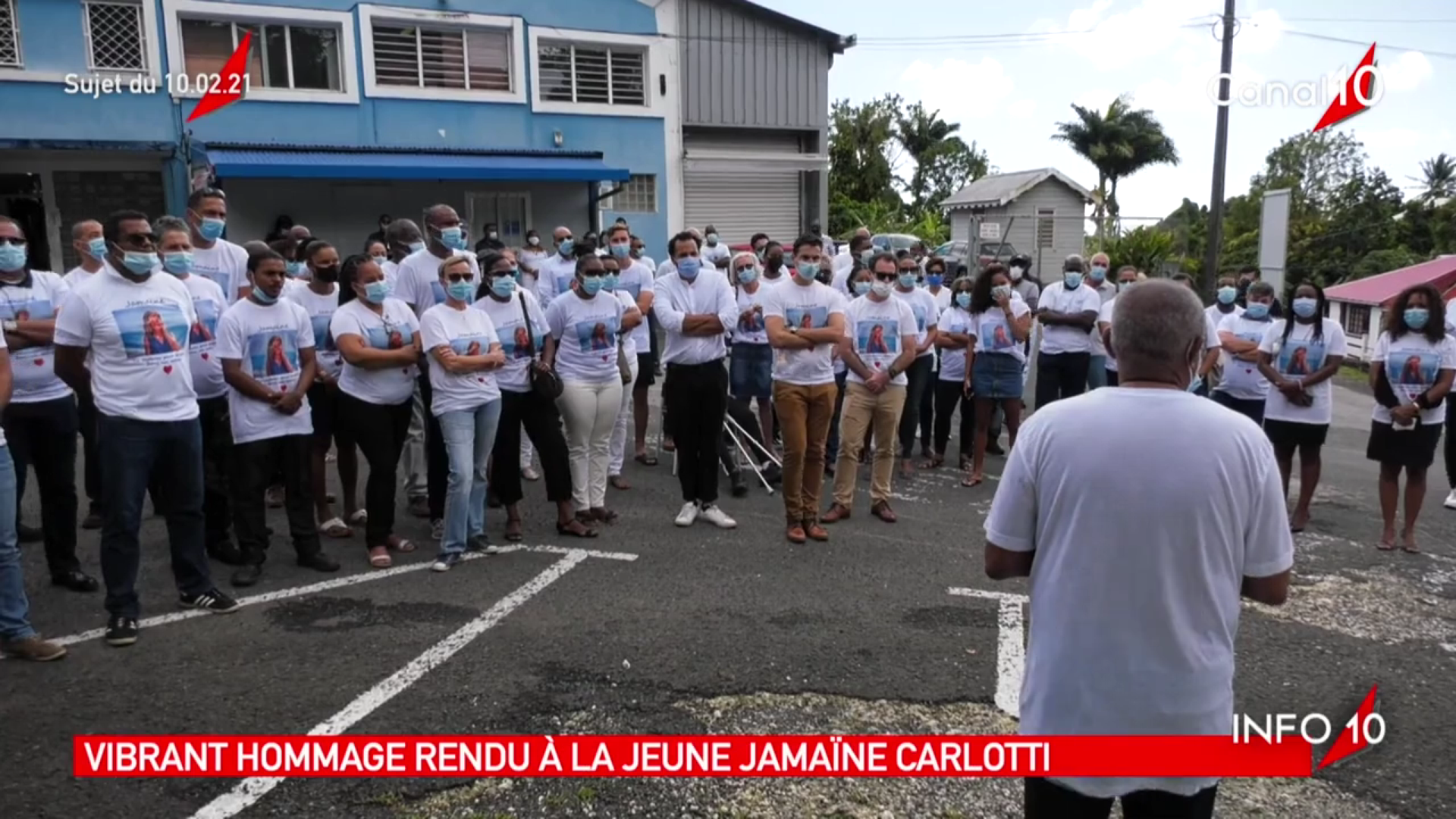 [Vidéo] Onews Guadeloupe. Le jt de canal 10 . A la une Hommage à Jamaïne CARLOTTI décédée accidentellement.