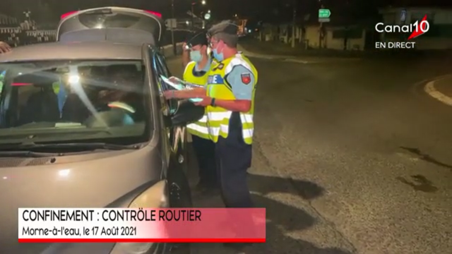 [Vidéo] Guadeloupe. Contrôles routiers à Morne à l Eau