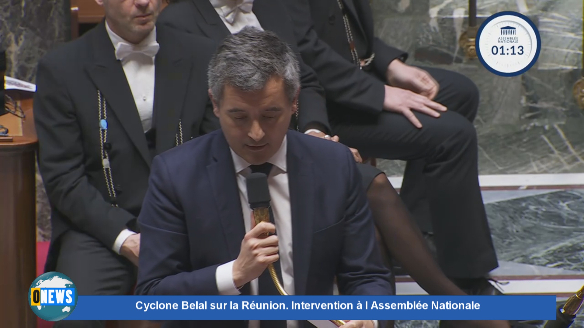 Cyclone Belal sur la Réunion Intervention à l Assemblée Nationale