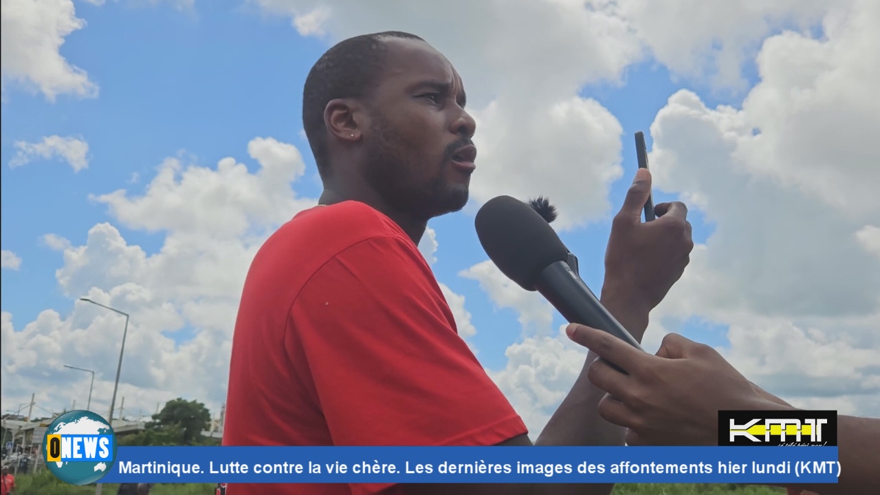 Martinique. Lutte contre la vie chère. Les dernières images des affrontements hier lundi (KMT)