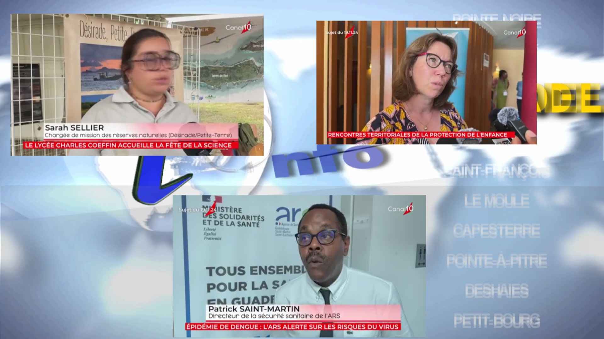 Onews Guadeloupe. Le jt de canal 10