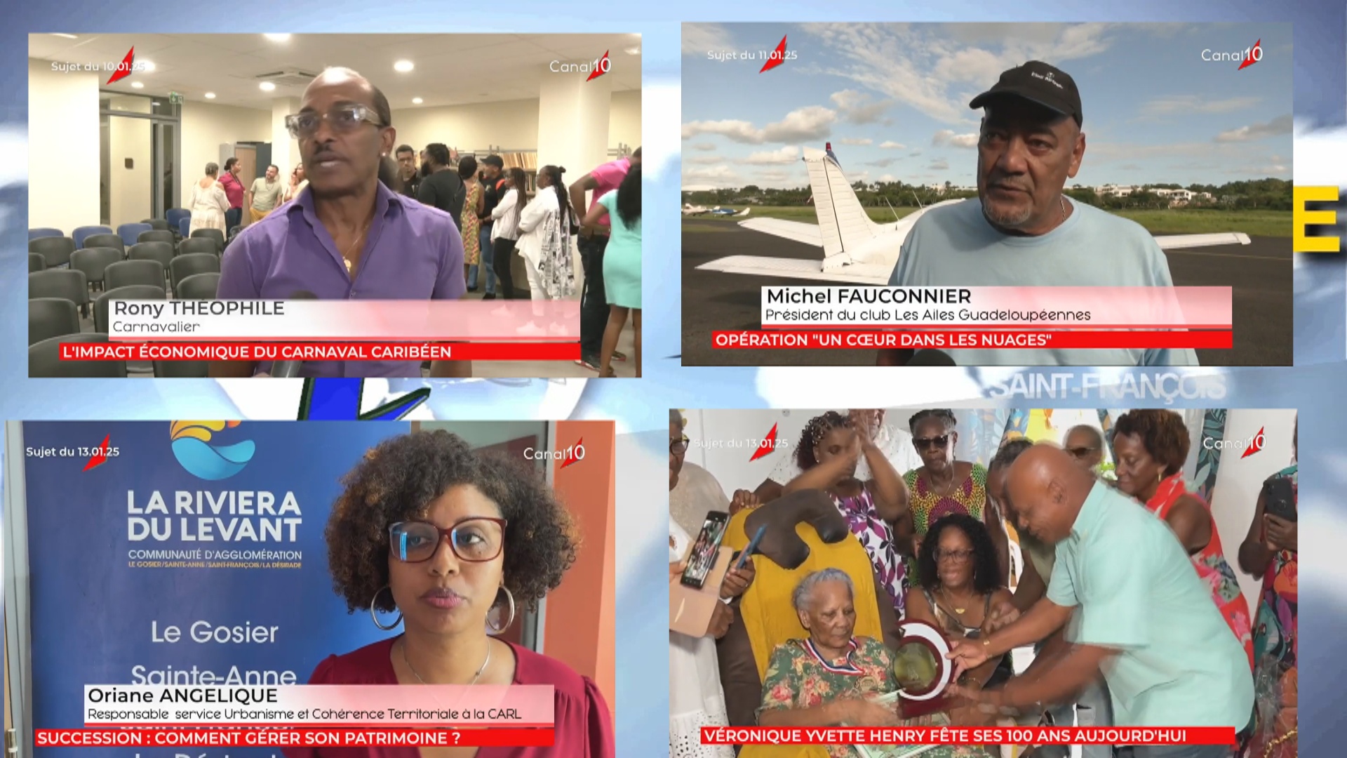 Onews Guadeloupe. Le jt de canal 10