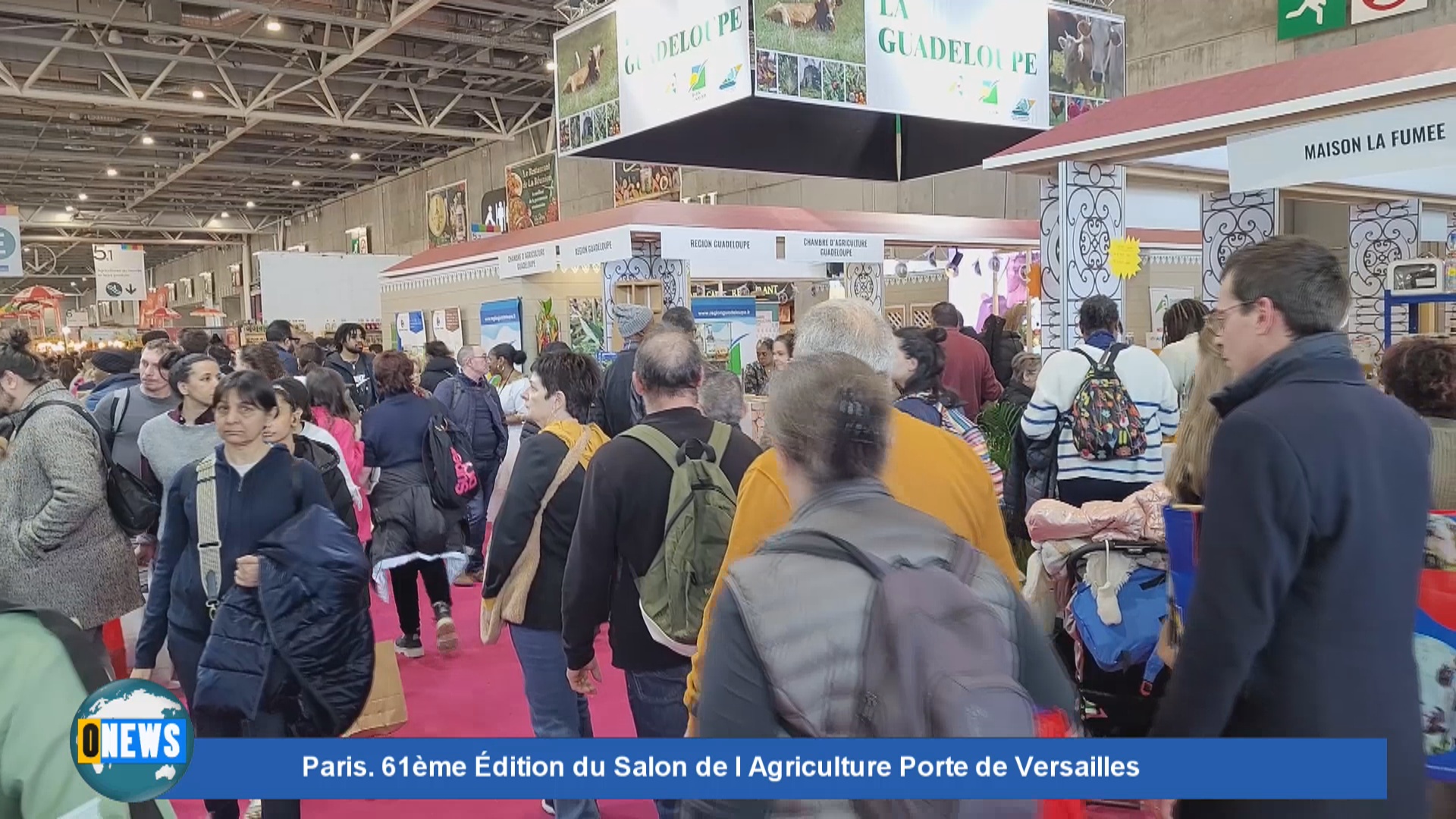 Onews sur le stand de la Guadeloupe au Salon de l agriculture