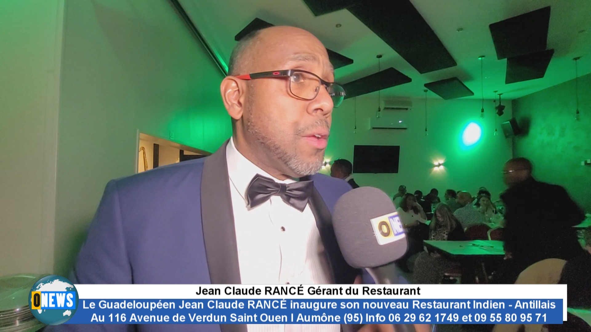 Le Guadeloupéen Jean Claude RANCÉ inaugure son nouveau Restaurant Indien – Antillais Au 116 Avenue de Verdun Saint Ouen l Aumône (95) Info 06 29 62 1749 et 09 55 80 95 71